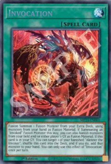 Invocation (alternate art) - MP24-EN060 - 1st Edition - Prismatic Secret Rare