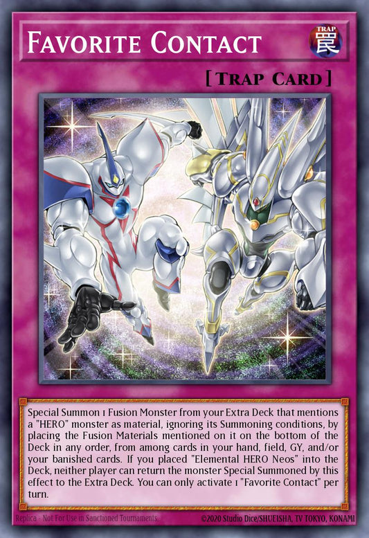 Favorite Contact - MP24-EN063 - 1st Edition - Prismatic Secret Rare