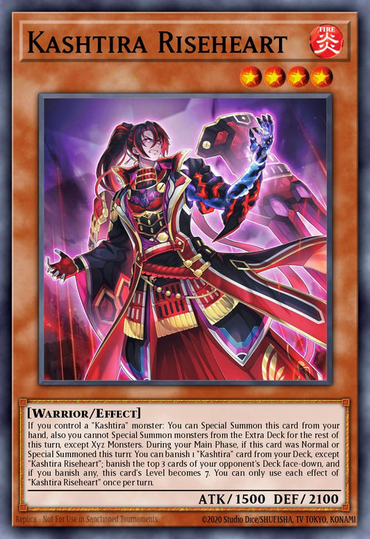 Kashtira Riseheart - MP24-EN065 - 1st Edition - Prismatic Secret Rare