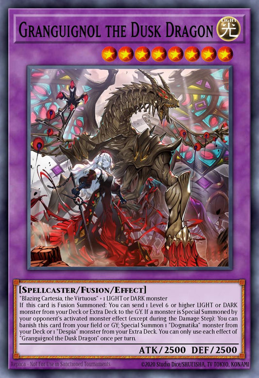 Granguignol the Dusk Dragon - MP24-EN067 - 1st Edition - Prismatic Secret Rare