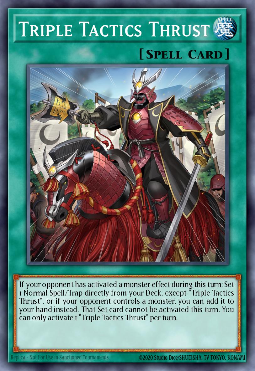 Triple Tactics Thrust - MP24-EN073 - 1st Edition - Prismatic Secret Rare