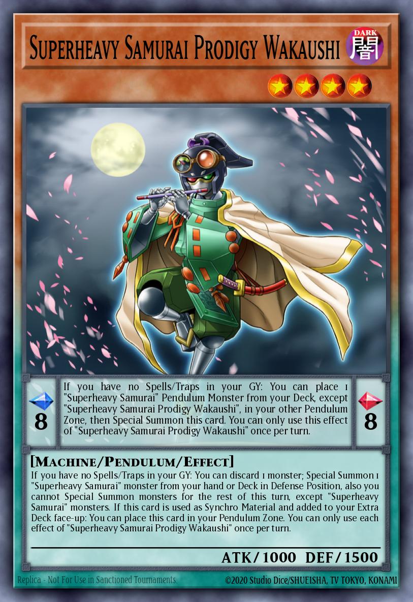 Superheavy Samurai Prodigy Wakaushi - MP24-EN076 - 1st Edition - Prismatic Secret Rare