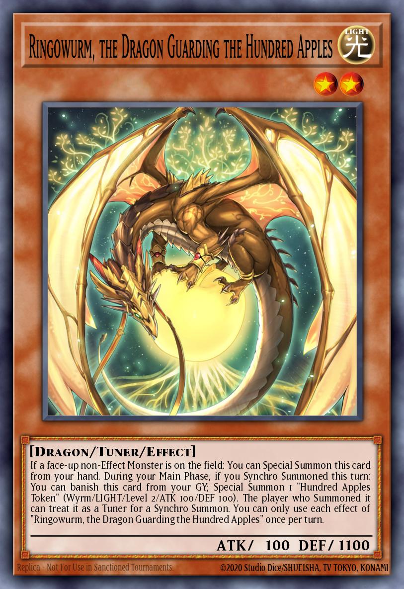 Ringowurm the Dragon Guarding a Hundred Apples - MP24-EN080 - 1st Edition - Prismatic Secret Rare