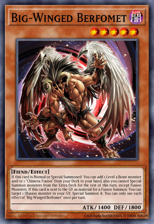 Big-Winged Berfomet - MP24-EN092 - 1st Edition - Prismatic Secret Rare