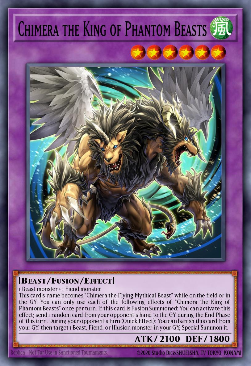 Chimera the King of Phantom Beasts - MP24-EN095 - 1st Edition - Prismatic Secret Rare