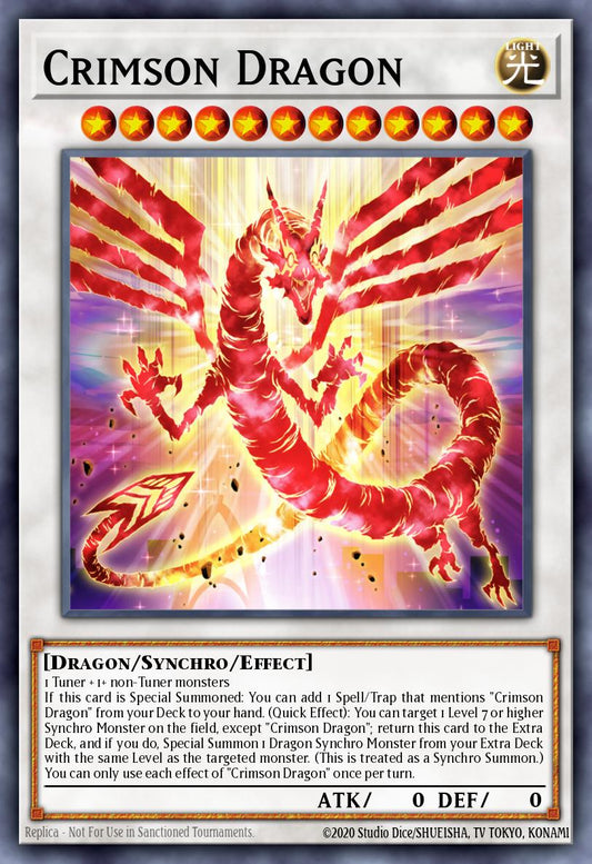 Crimson Dragon - MP24-EN097 - 1st Edition - Prismatic Secret Rare