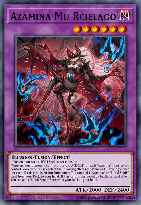 Azamina Mu Rcielago - MP25-EN104 - 1st Edition - Prismatic Secret Rare