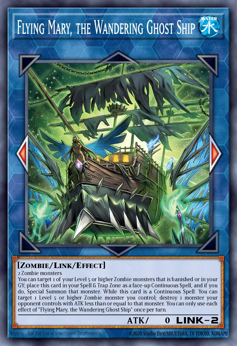 Flying Mary, the Wandering Ghost Ship - MP25-EN110 - 1st Edition - Prismatic Secret Rare