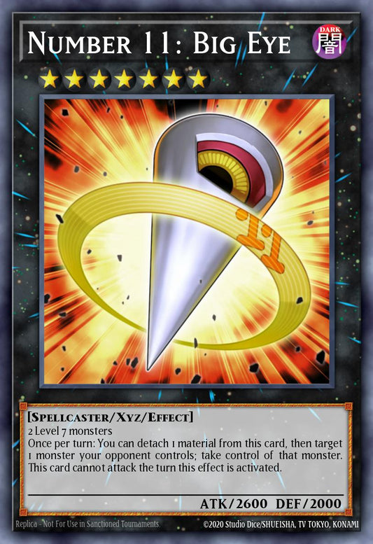 Number 11: Big Eye - MP25-EN133 - 1st Edition - Prismatic Secret Rare