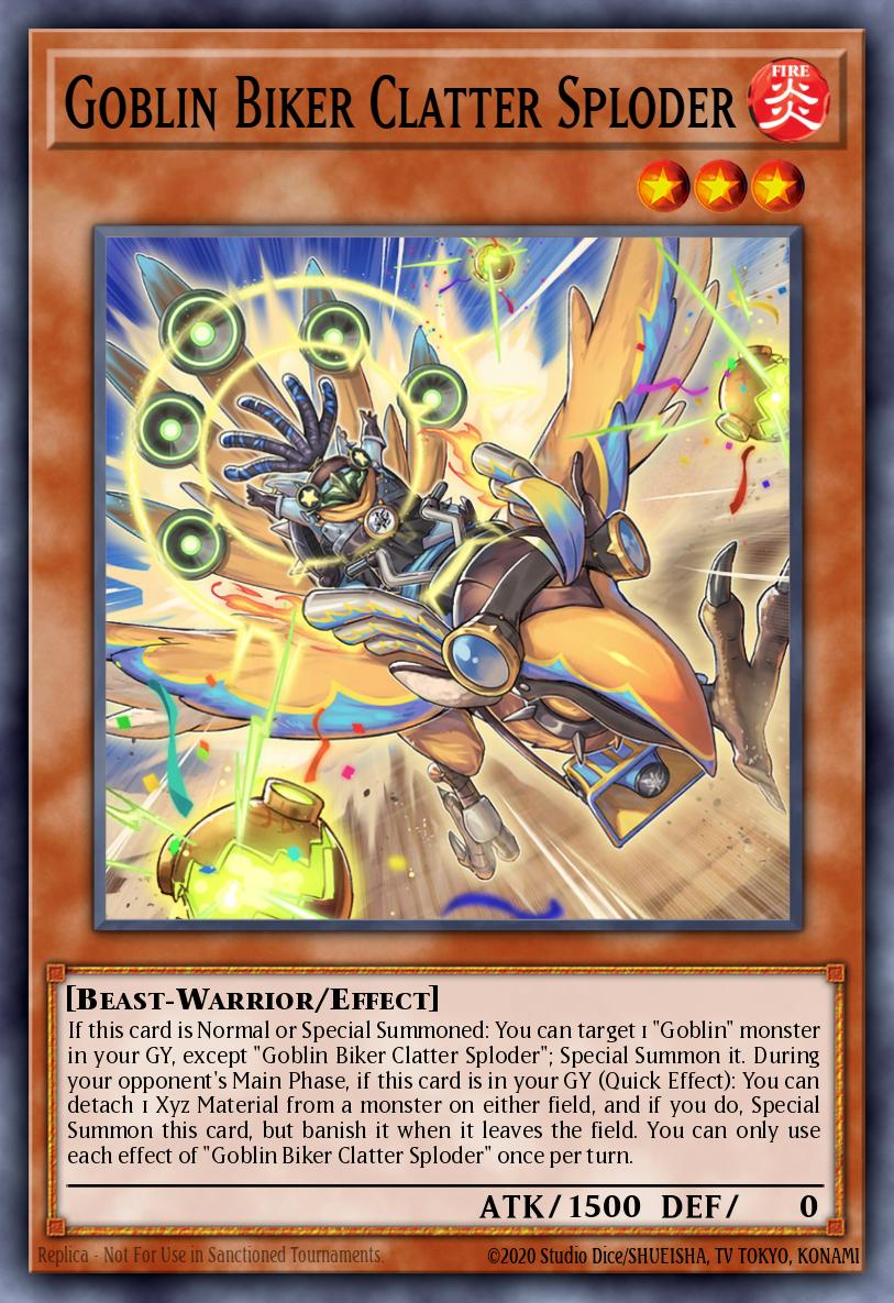 Goblin Biker Clatter Sploder - MP25-EN153 - 1st Edition - Ultra Rare