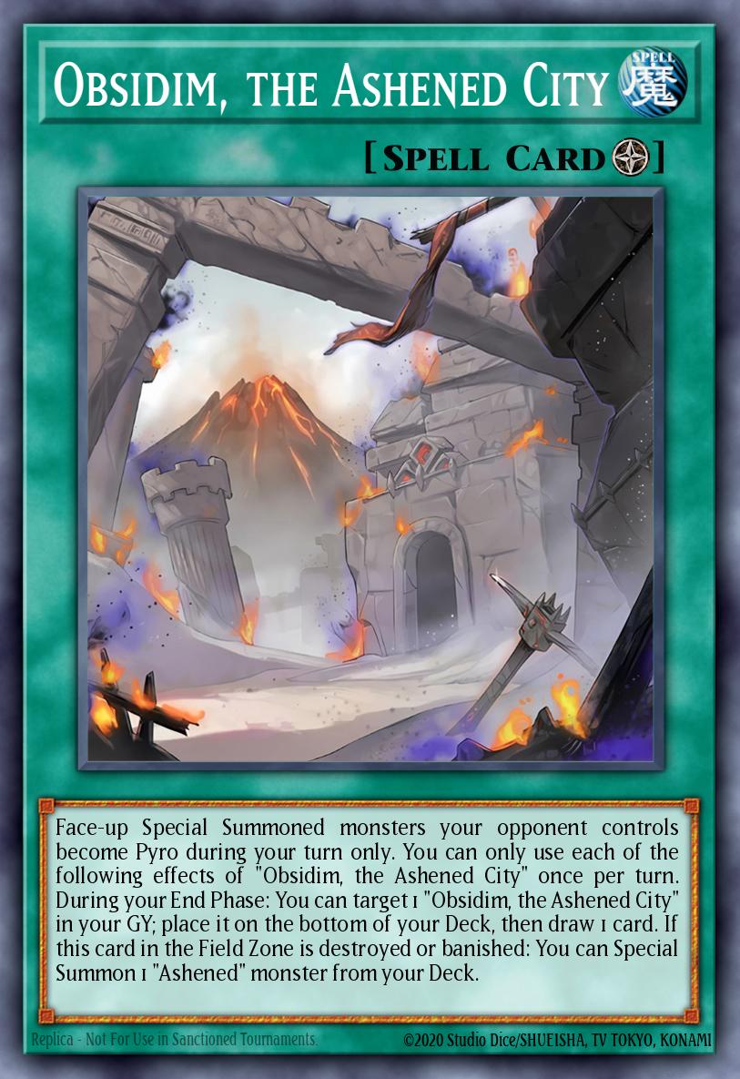 Obsidim, the Ashened City - MP25-EN176 - 1st Edition - Ultra Rare