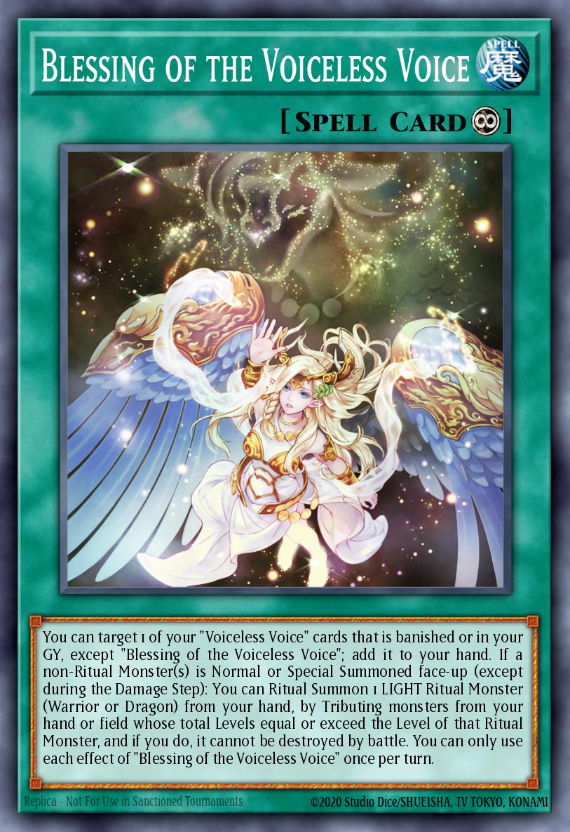 Blessing of the Voiceless Voice - MP25-EN198 - 1st Edition - Ultra Rare