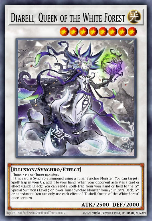 Diabell, Queen of the White Forest - MP25-EN221 - 1st Edition - Ultra Rare