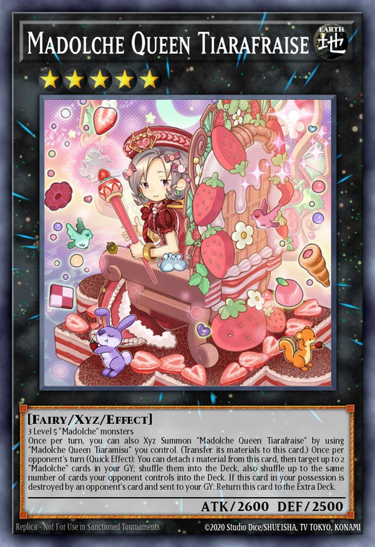 Madolche Queen Tiarafraise - MP25-EN222 - 1st Edition - Ultra Rare