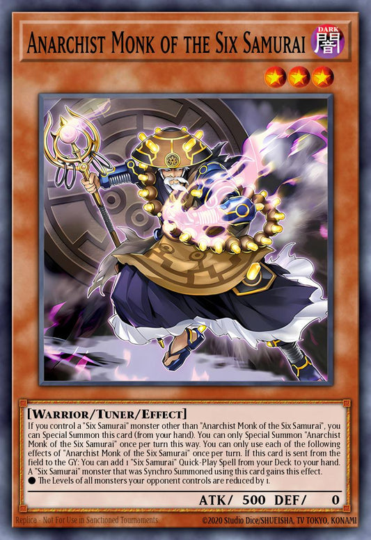 Anarchist Monk of the Six Samurai - MP25-EN245 - 1st Edition - Ultra Rare