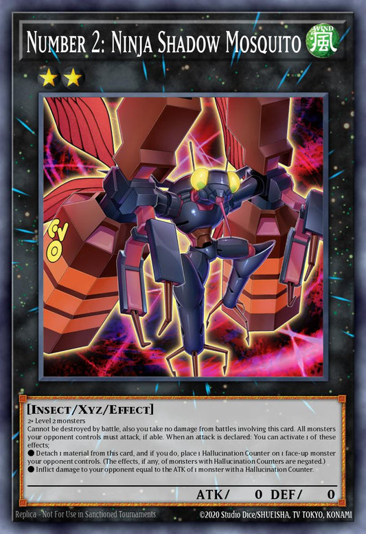 Number 2: Ninja Shadow Mosquito - MP25-EN291 - 1st Edition - Ultra Rare