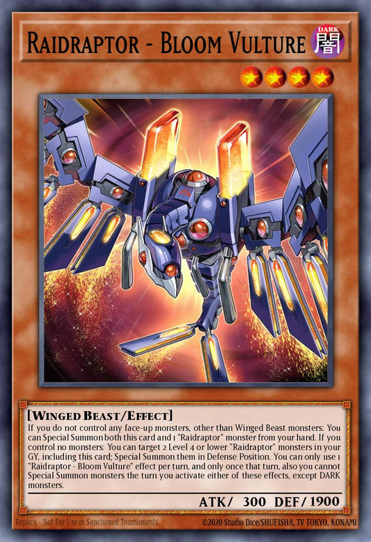 Raidraptor – Bloom Vulture - MP25-EN303 - 1st Edition - Common