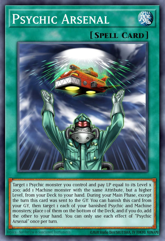 Psychic Arsenal - MP25-EN327 - 1st Edition - Common