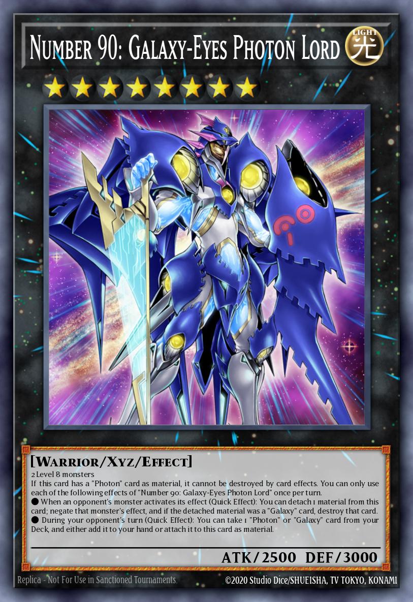 Number 90: Galaxy-Eyes Photon Lord - MP25-EN033 - 1st Edition - Starlight Rare