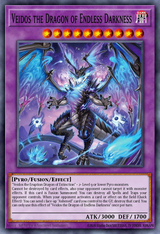 Veidos the Dragon of Endless Darkness - MP25-EN373 - 1st Edition - Common