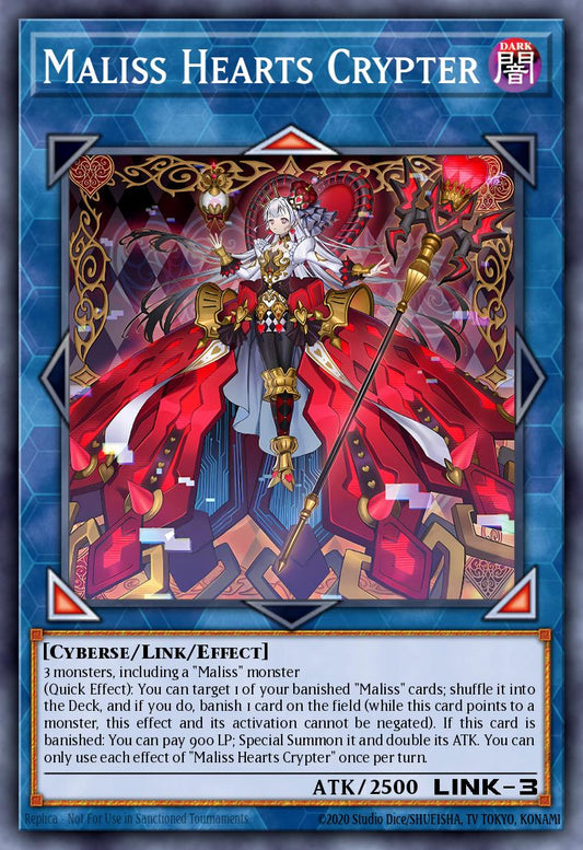 Maliss <Q> Hearts Crypter - MP25-EN442 - 1st Edition - Common