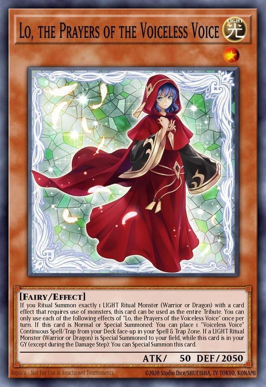 Lo, the Prayers of the Voiceless Voice - MP25-EN052 - 1st Edition - Prismatic Secret Rare