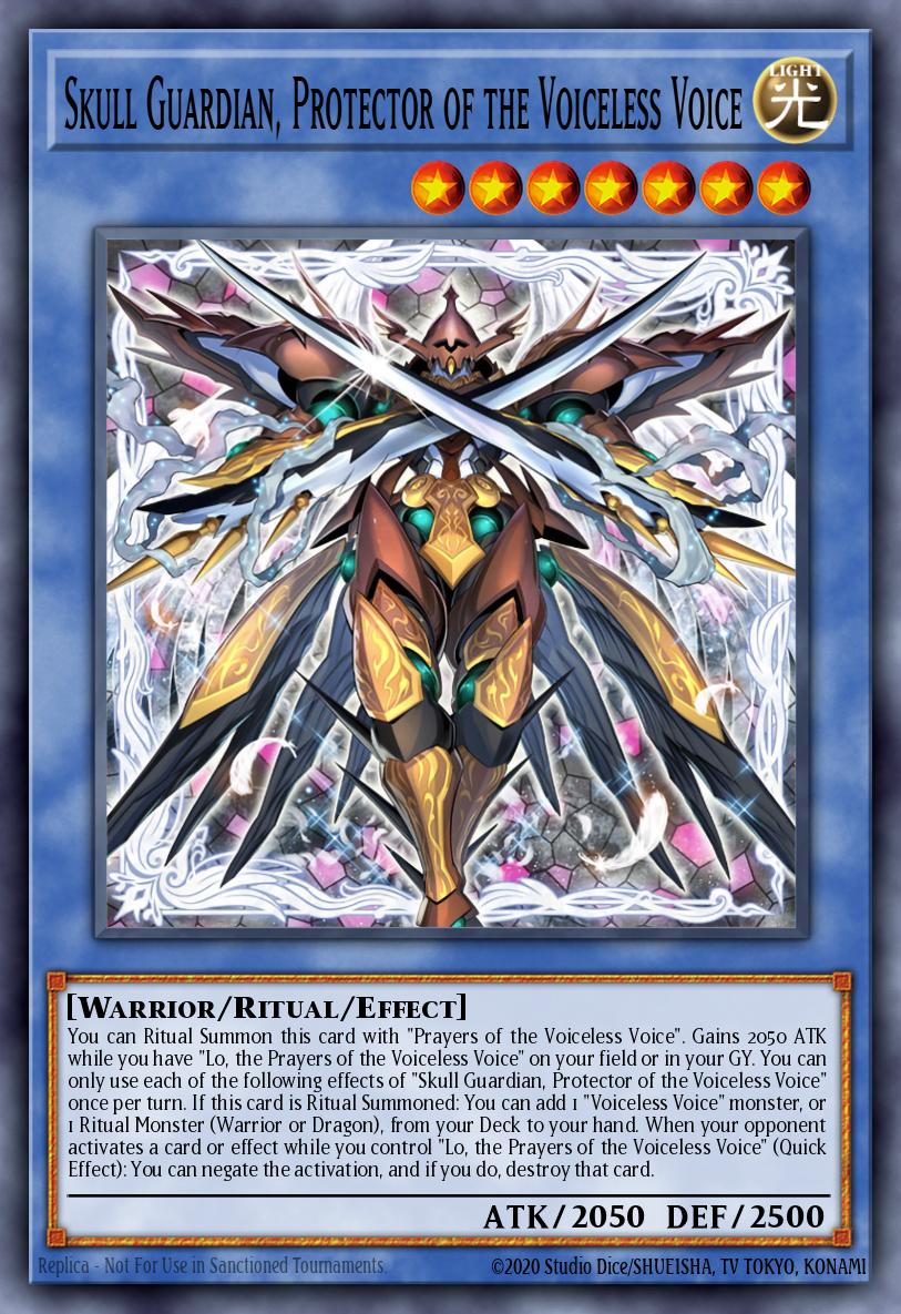 Skull Guardian, Protector of the Voiceless Voice - MP25-EN055 - 1st Edition - Prismatic Secret Rare