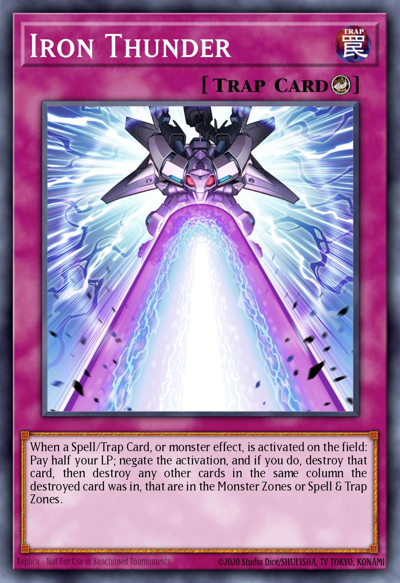 Iron Thunder - MP25-EN058 - 1st Edition - Prismatic Secret Rare