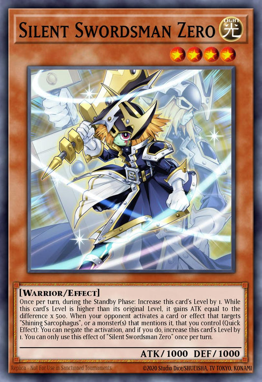 Silent Swordsman Zero - MP25-EN059 - 1st Edition - Prismatic Secret Rare