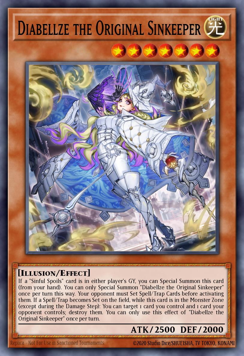 Diabellze the Original Sinkeeper - MP25-EN063 - 1st Edition - Prismatic Secret Rare