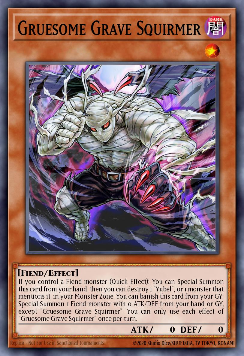 Gruesome Grave Squirmer - MP25-EN065 - 1st Edition - Prismatic Secret Rare