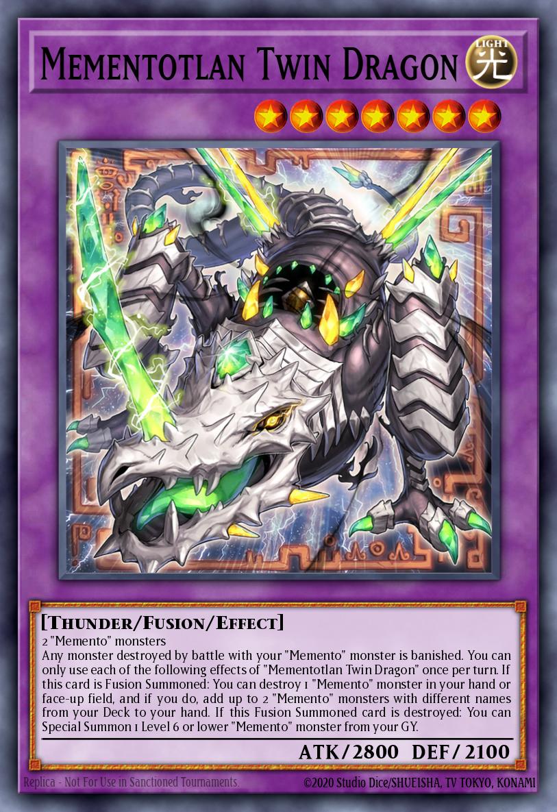 Mementotlan Twin Dragon - MP25-EN067 - 1st Edition - Prismatic Secret Rare