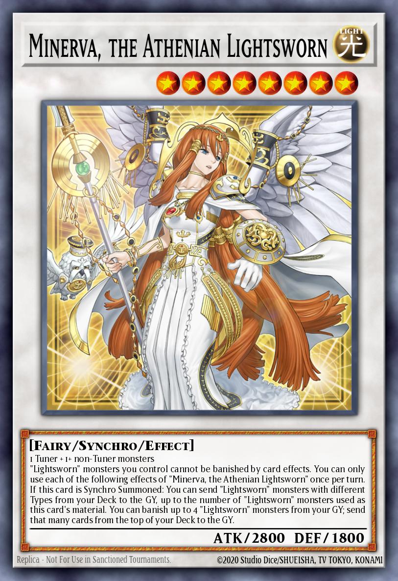 Minerva, the Athenian Lightsworn - MP25-EN069 - 1st Edition - Prismatic Secret Rare