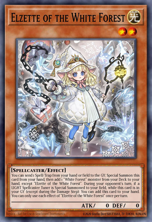 Elzette of the White Forest - MP25-EN080 - 1st Edition - Prismatic Secret Rare