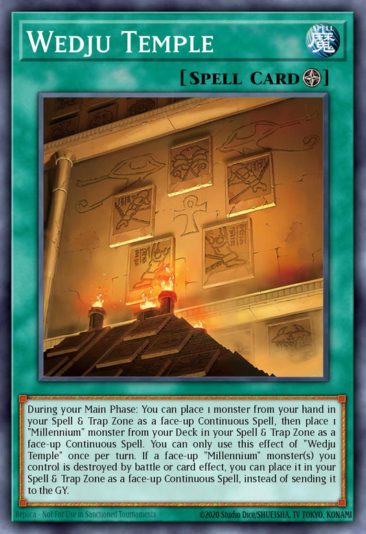 Wedju Temple - MP25-EN091 - 1st Edition - Prismatic Secret Rare