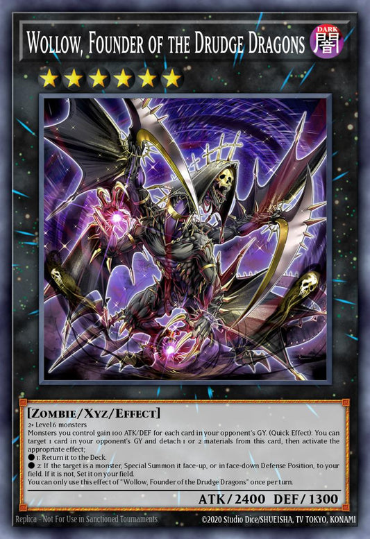 Wollow, Founder of the Drudge Dragons - MZMU-EN105 - 1st Edition - Rare