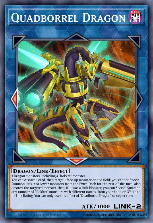 Quadborrel Dragon - MZMU-EN108 - 1st Edition - Rare