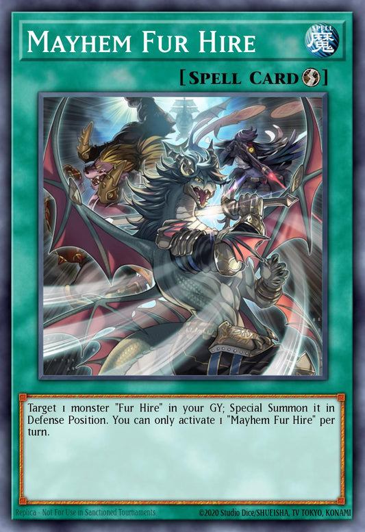 Mayhem Fur Hire - MZMU-EN115 - 1st Edition - Rare