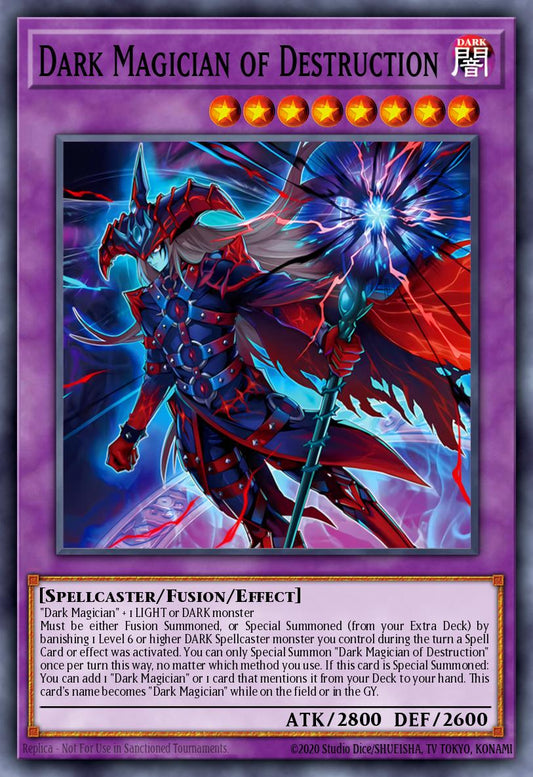 Dark Magician of Destruction - MZMU-EN011 - 1st Edition - Secret Rare