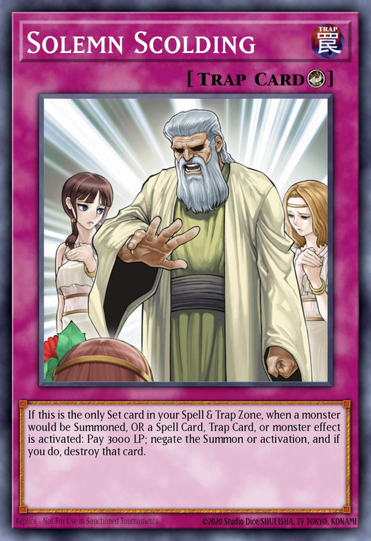 Solemn Scolding - MZMU-EN121 - 1st Edition - Ultra Rare