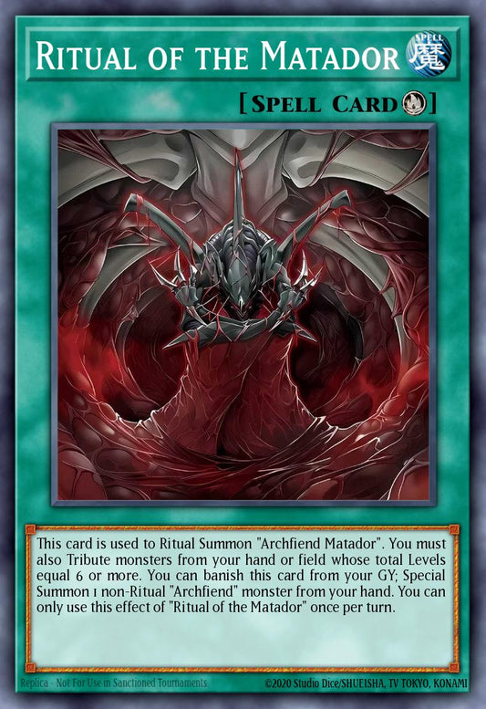 Ritual of the Matador - MZMU-EN024 - 1st Edition - Rare