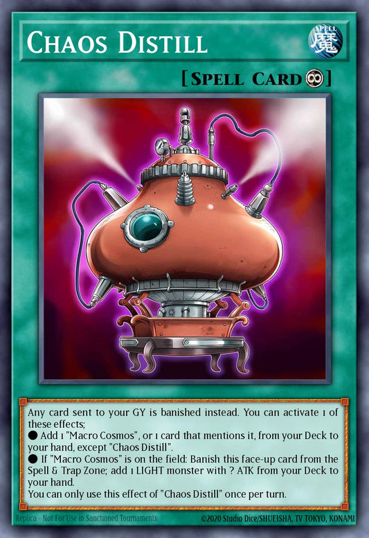 Chaos Distill - MZMU-EN026 - 1st Edition - Super Rare