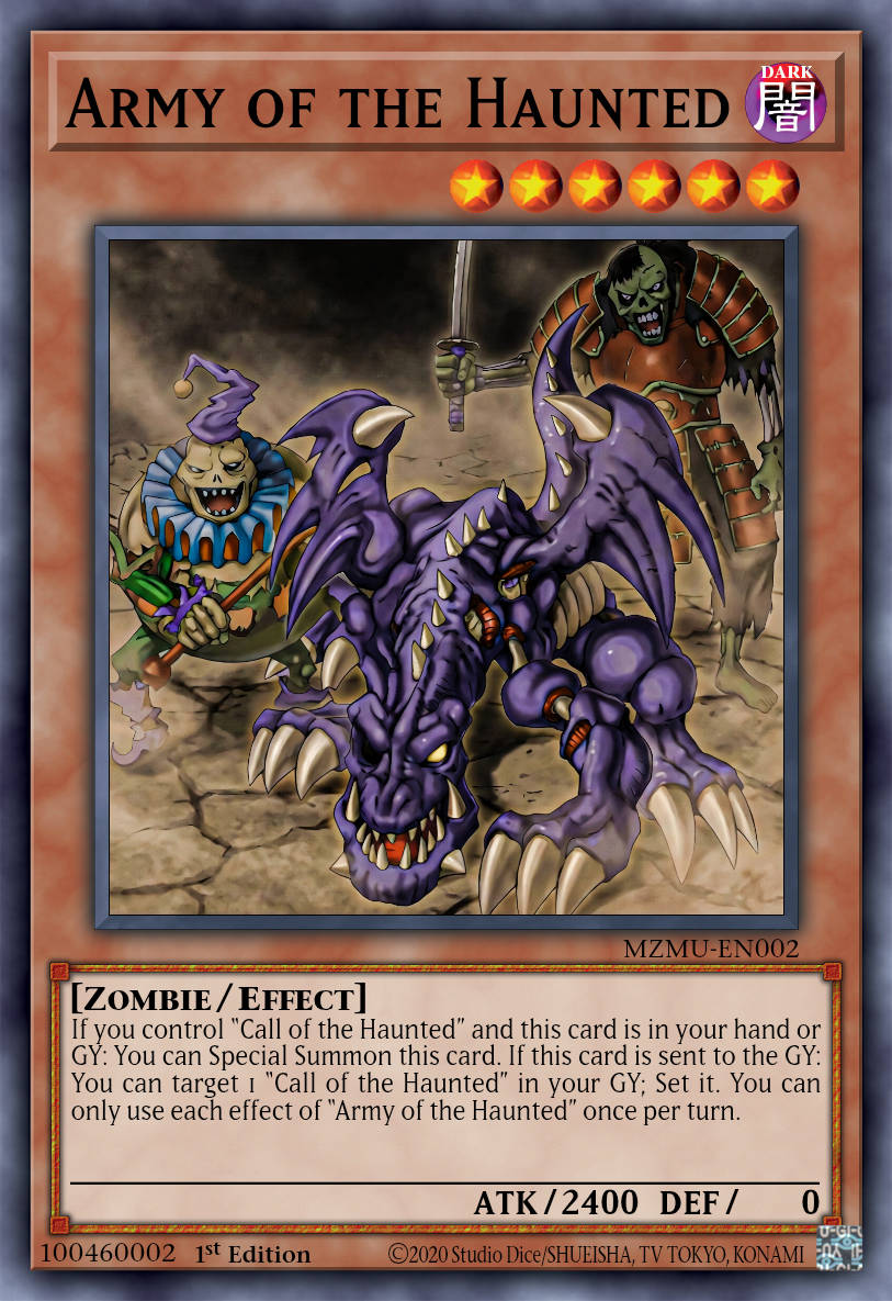 Army of the Haunted - MZMU-EN002 - 1st Edition - Super Rare