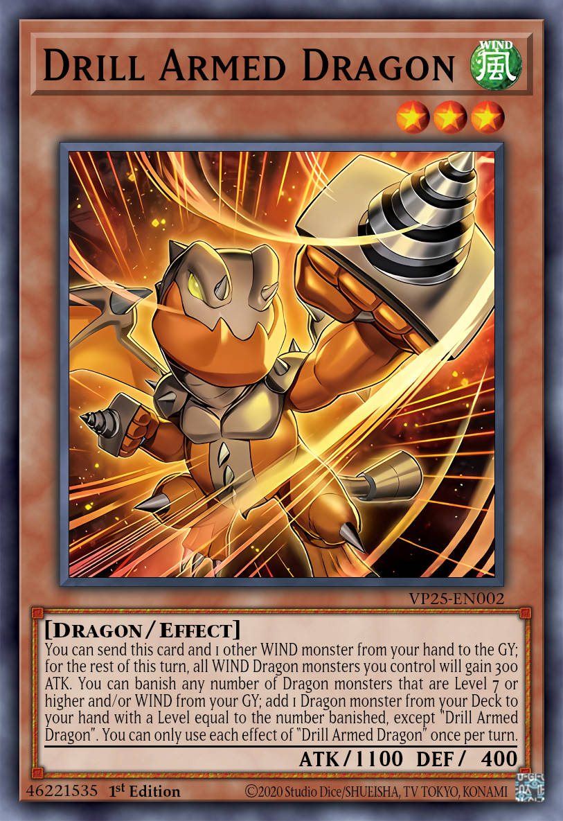 Drill Armed Dragon - MZMU-EN030 - 1st Edition - Rare