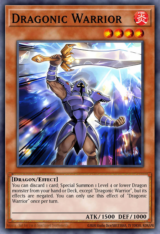 Dragonic Warrior - MZMU-EN043 - 1st Edition - Rare