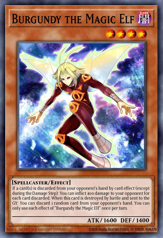 Burgundy the Magic Elf - MZMU-EN045 - 1st Edition - Rare