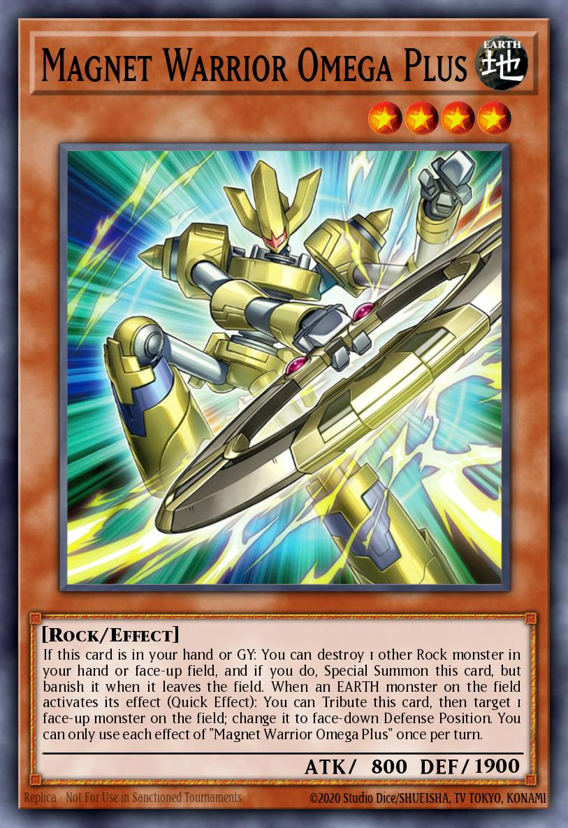 Magnet Warrior Omega Plus - MZMU-EN054 - 1st Edition - Super Rare
