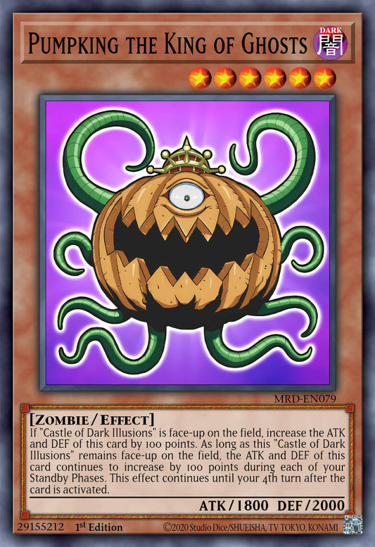 Pumpking the King of Ghosts (Chibi Artwork) - MZMU-EN061 - 1st Edition - Secret Rare