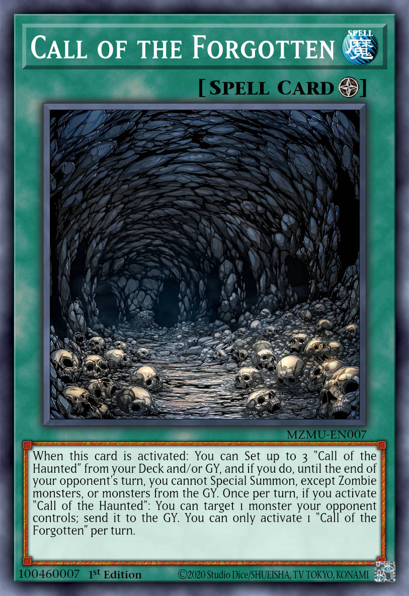 Call of the Forgotten - MZMU-EN007 - 1st Edition - Ultra Rare