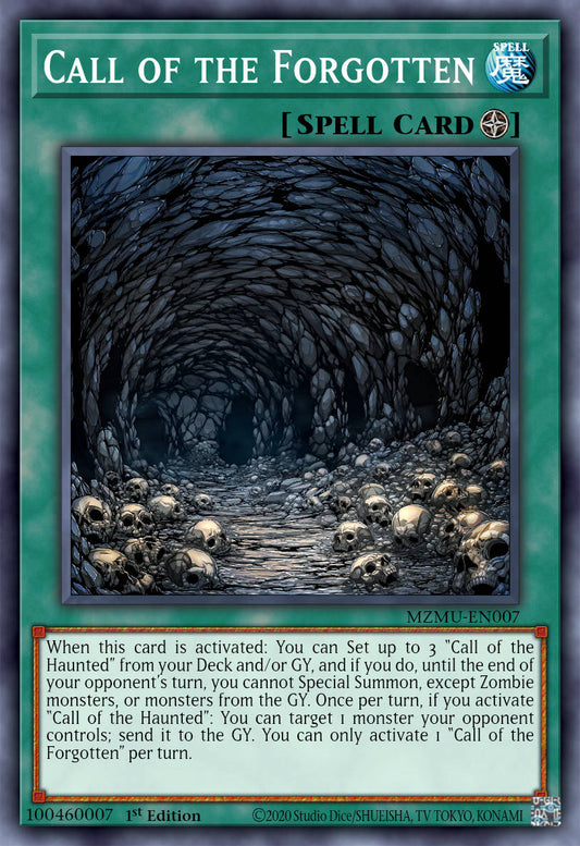 Call of the Forgotten - MZMU-EN007 - 1st Edition - Ultra Rare